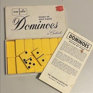 Start Brite by Crisloid Vintage Dominoes Set